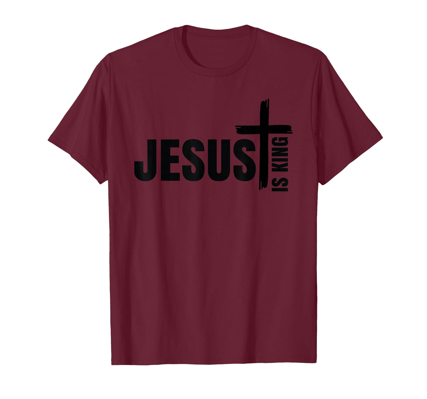 Retro Jesus is King Christian - Bible Verse Faith Religious T-Shirt