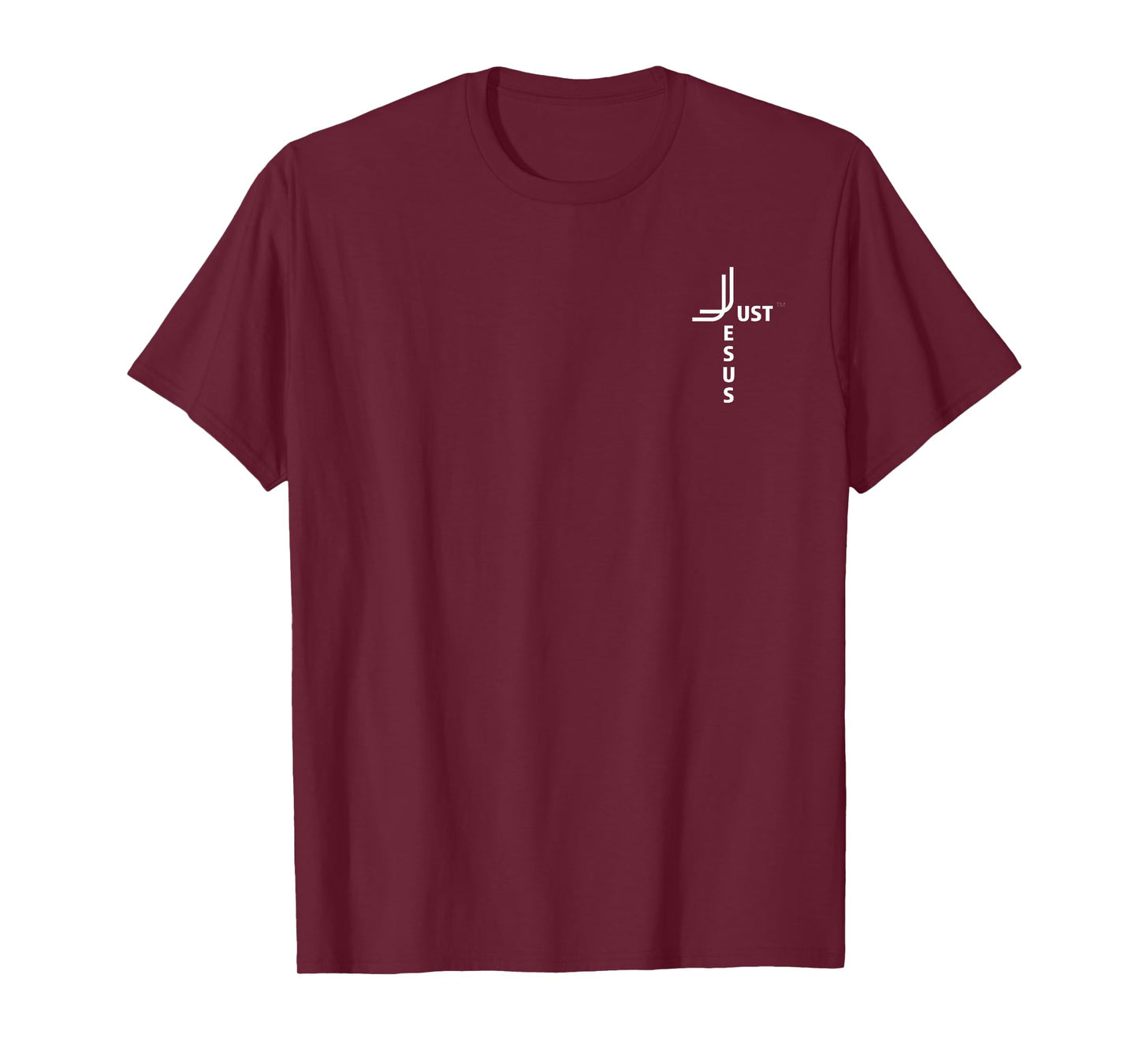 Just Jesus Cross Minimal Faith Design for Christian Moms T-Shirt