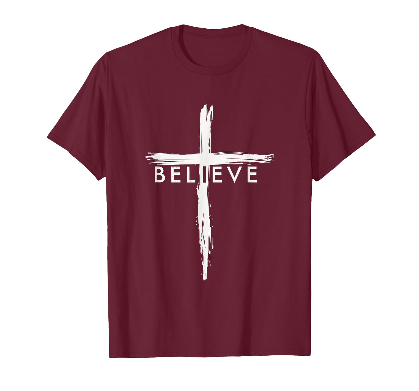 Believe Faith Cross Jesus Christ Spiritual T-Shirt