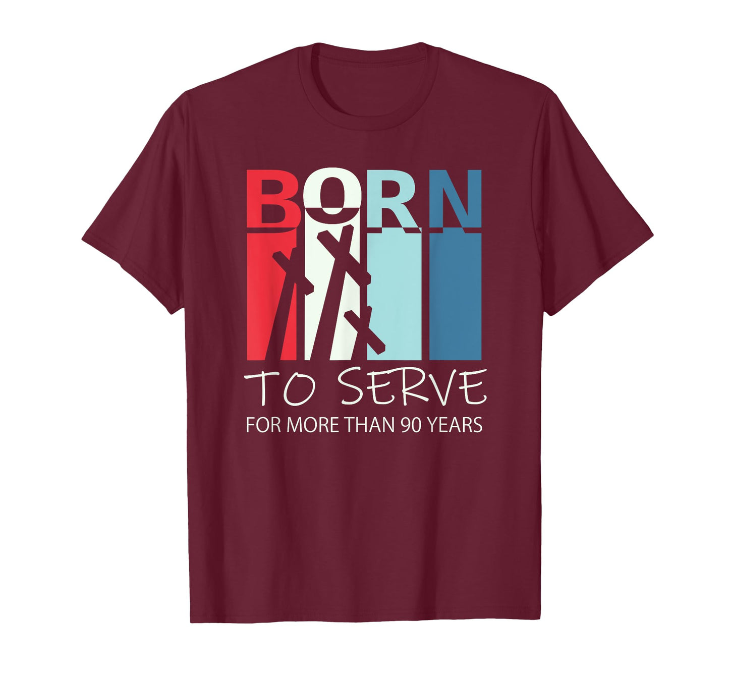 Born to Serve Christian Faith Jesus Bible Verse T-Shirt