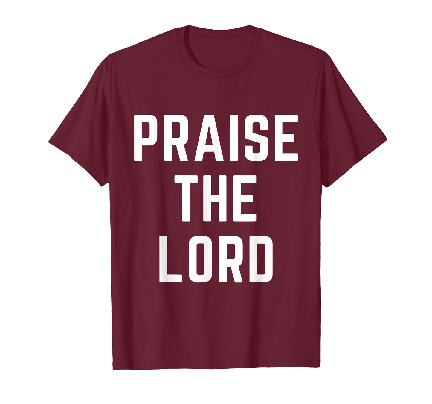 Praise The Lord Christian Faith Jesus Worship Bible Verse T-Shirt