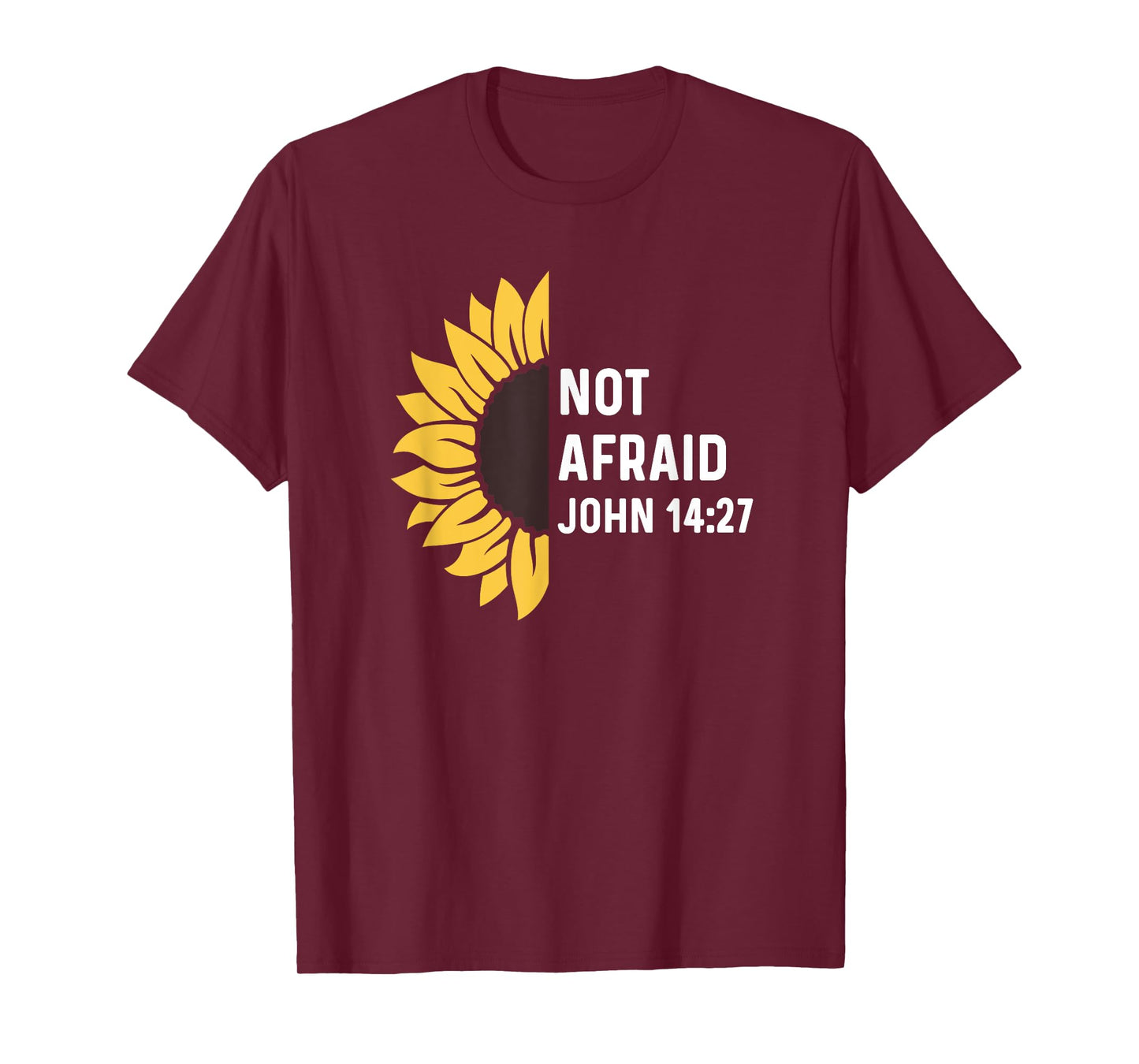 John 14:27 14 27 God Jesus Religious Quote Christian Cross T-Shirt
