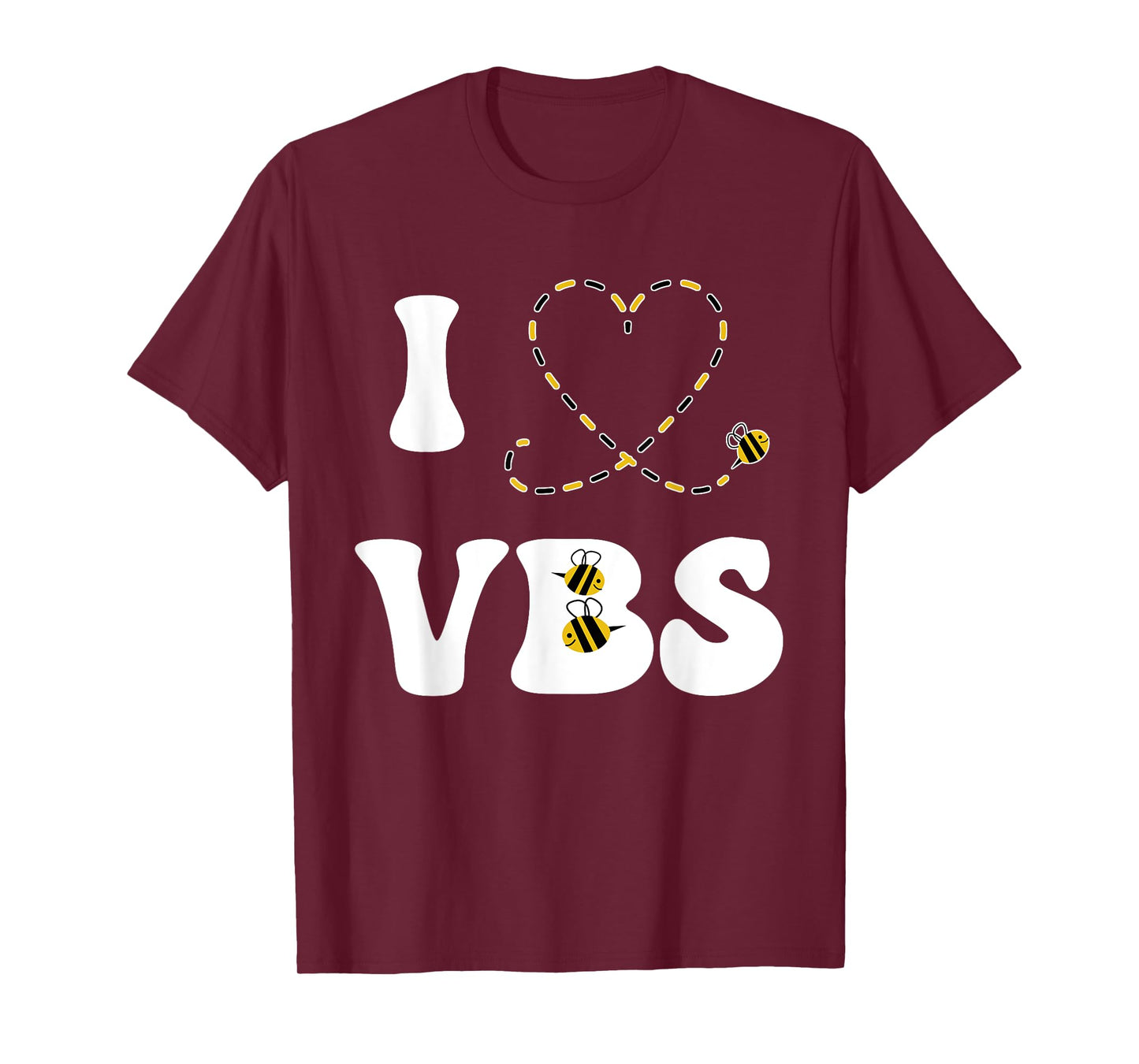 I Love VBS 2025 Vacation Bible School Bumble Bee VBS Team T-Shirt