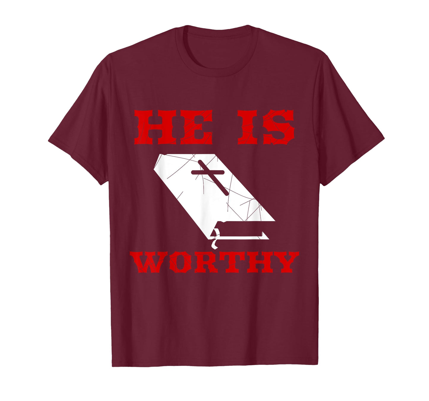 Christian Church Bible Scripture He is Worthy T-Shirt