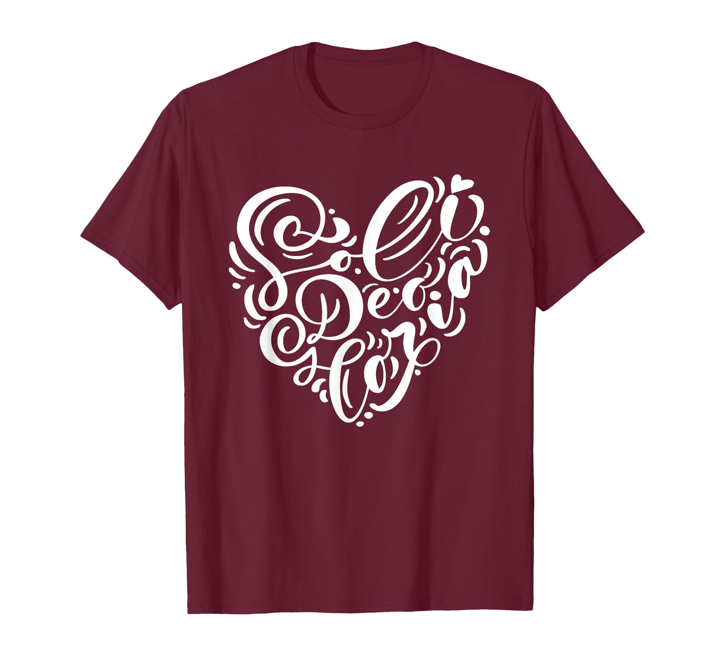 Soli Deo Gloria | Glory to God Alone | Feminine Christian T-Shirt