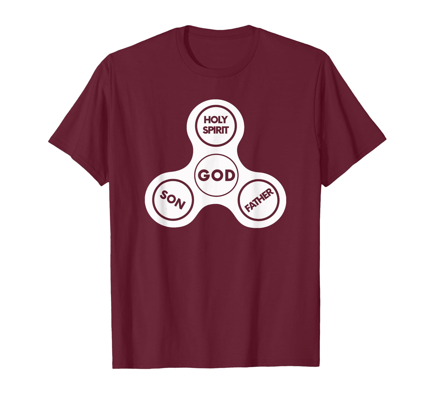 HOLY TRINITY Christian Fun Fidget Spinner God Bible T-Shirt T-Shirt