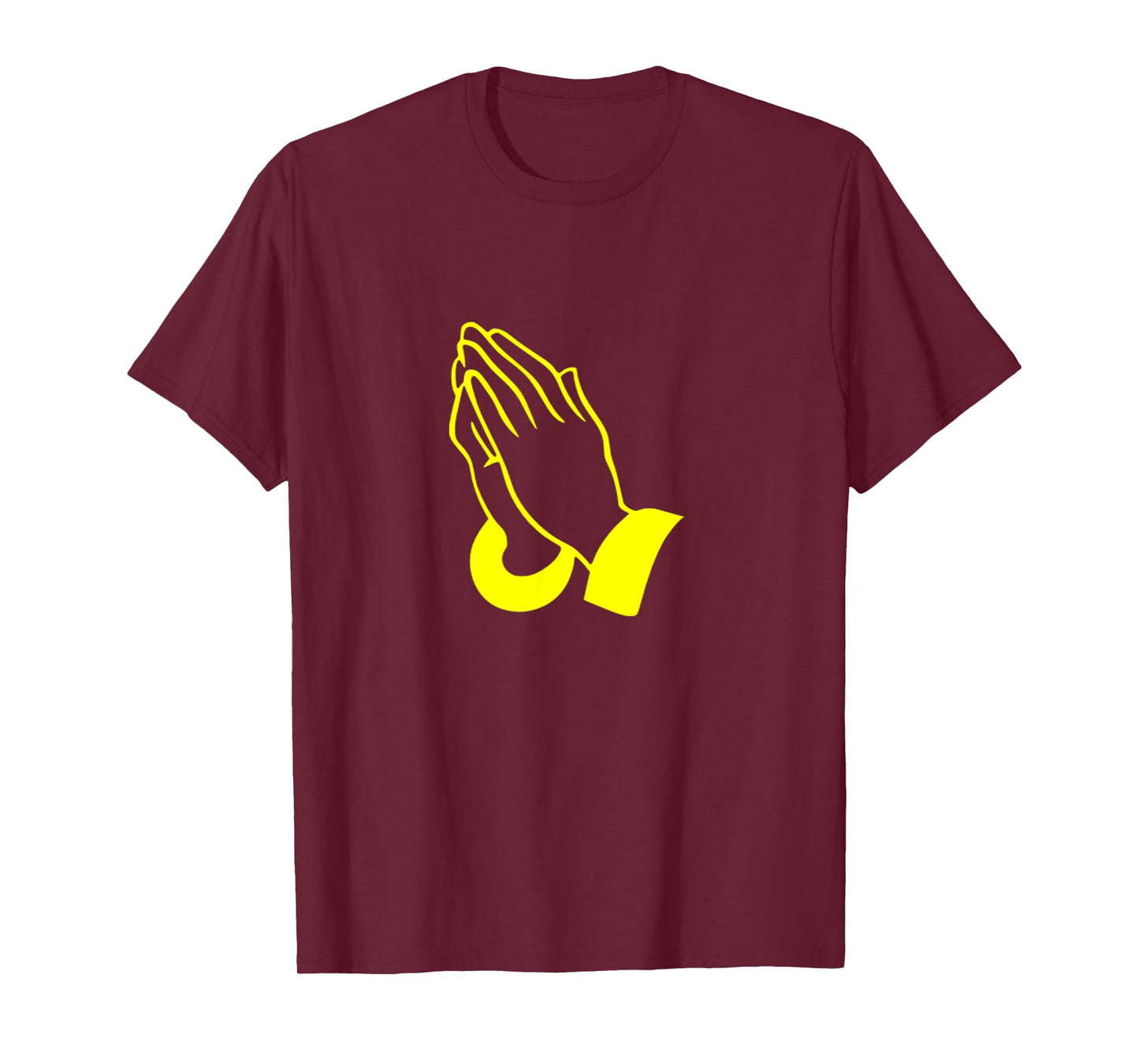 PRAYING HANDS GOD JESUS Print T-Shirt