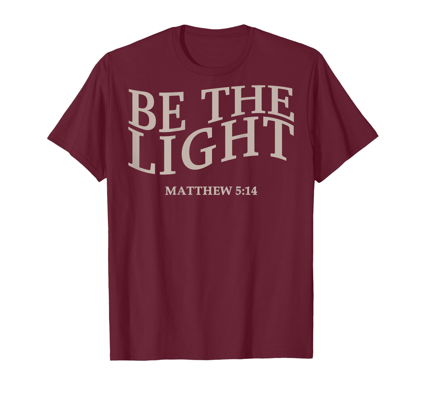 Toddler Be The Light God Son Sister Brother Christian Jesus T-Shirt