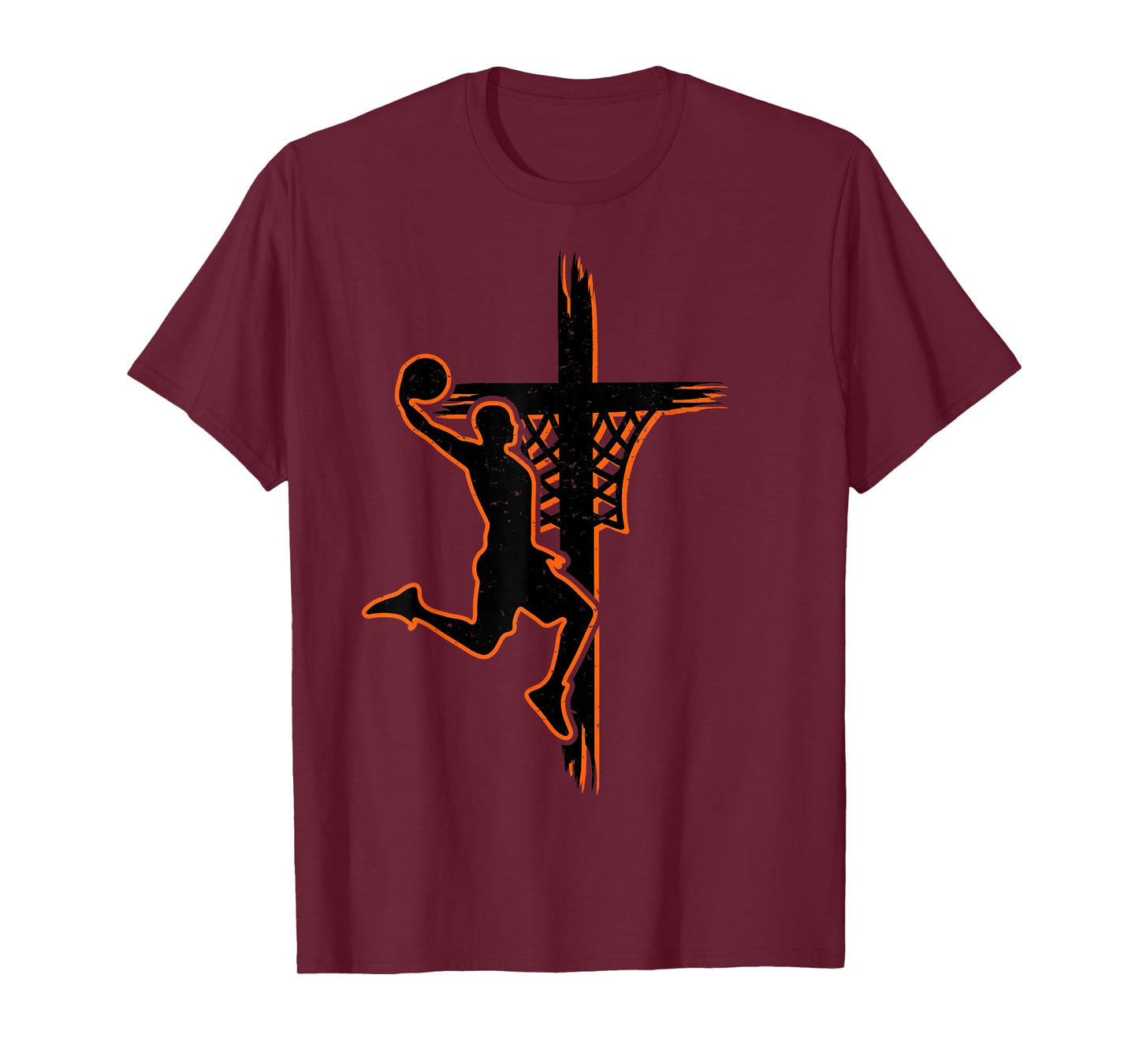 Christian basketball jesus christ basketball religious funny T-Shirt