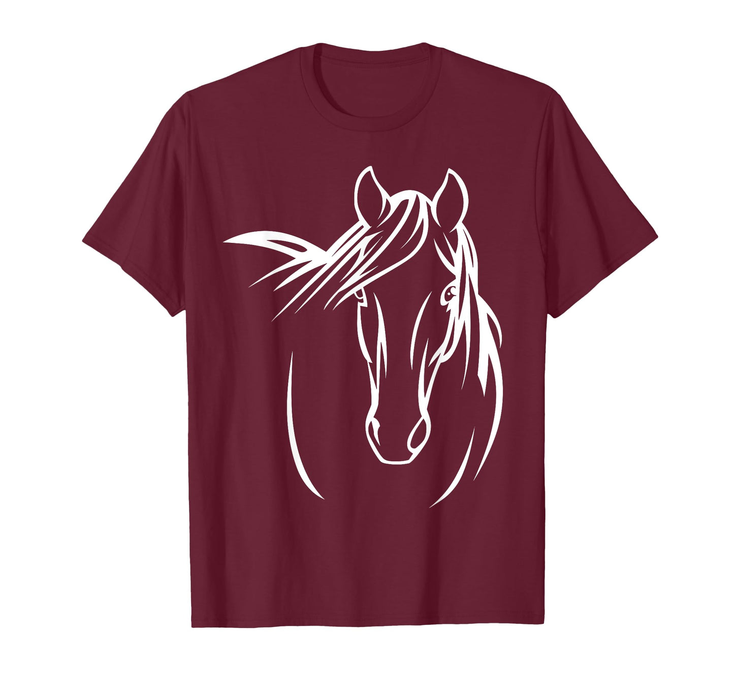 Elegant Horse Silhouette Graphic Art Design for Horse Lovers T-Shirt