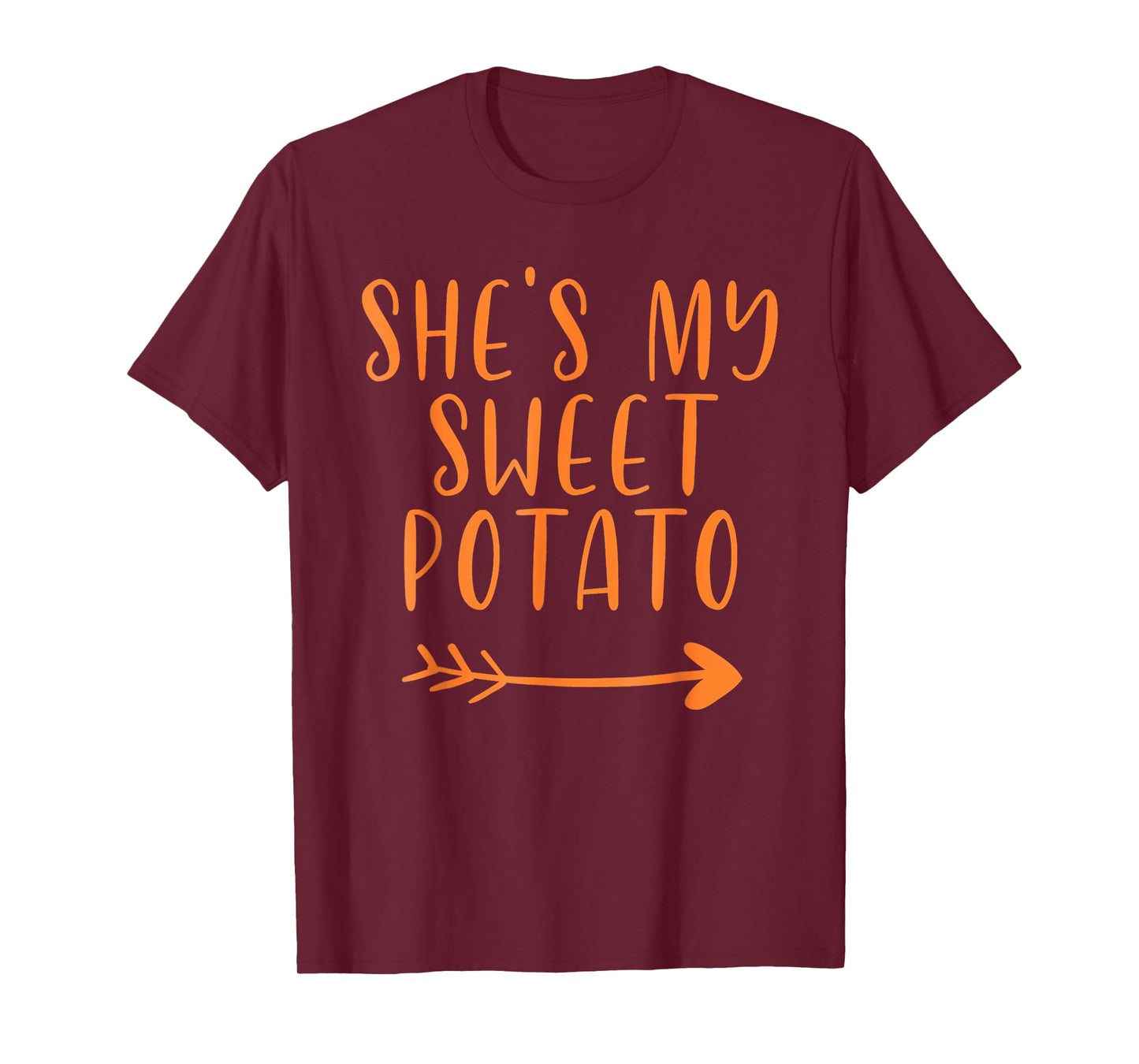 Thanksgiving Matching Couple She's My Sweet Potato I Yam Set T-Shirt