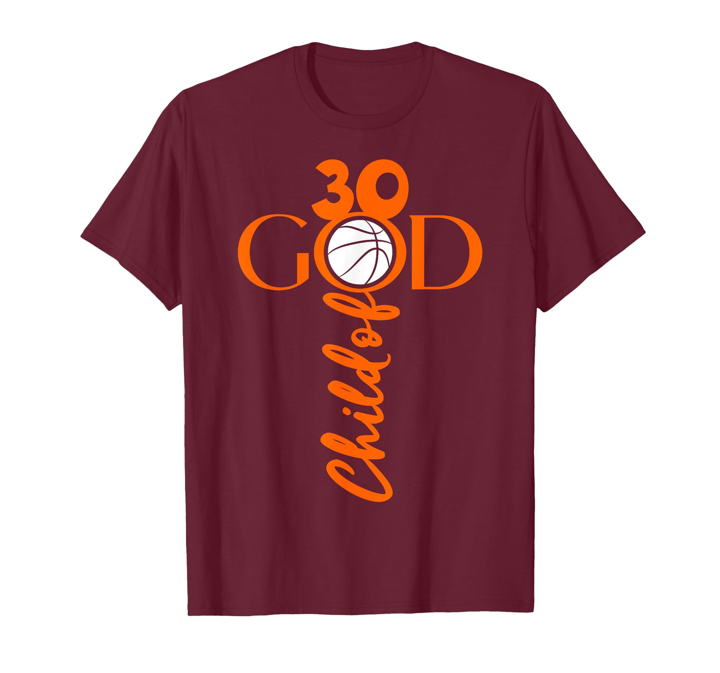 JESUS 30 YEARS CHILD OF GOD BASKETBALL 30th BIRTHDAY T-Shirt