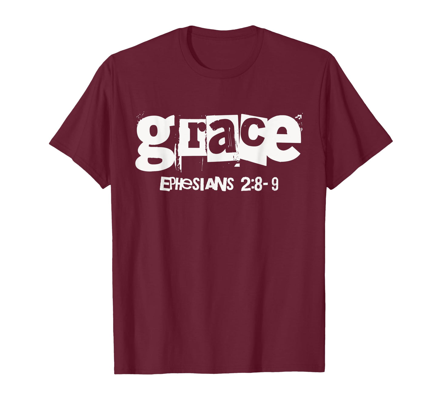 Grace (Ephesians 2:8-9) Christian Streetwear Bible Verse T-Shirt