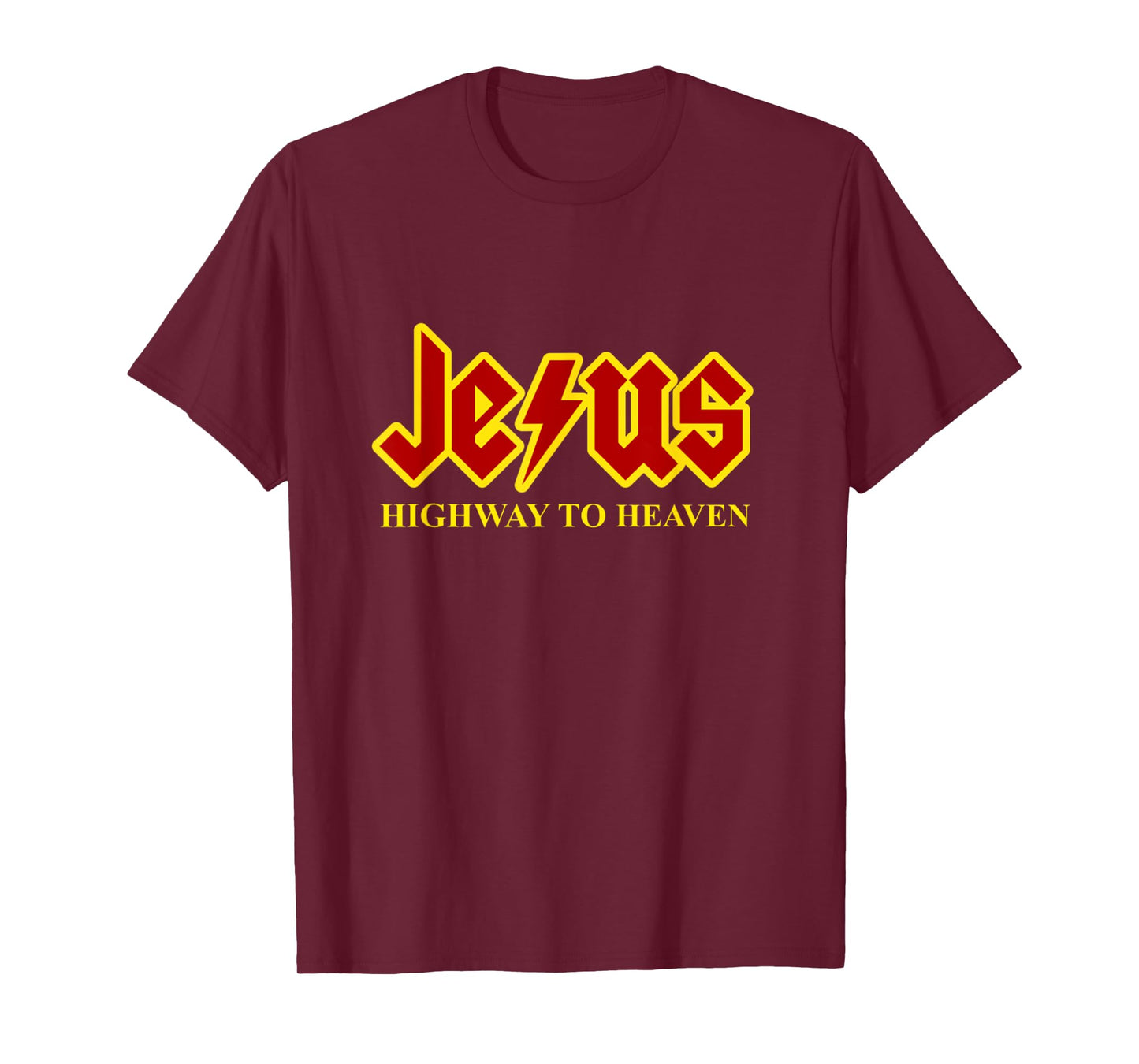 Jesus Highway To Heaven Funny Christian T-Shirt