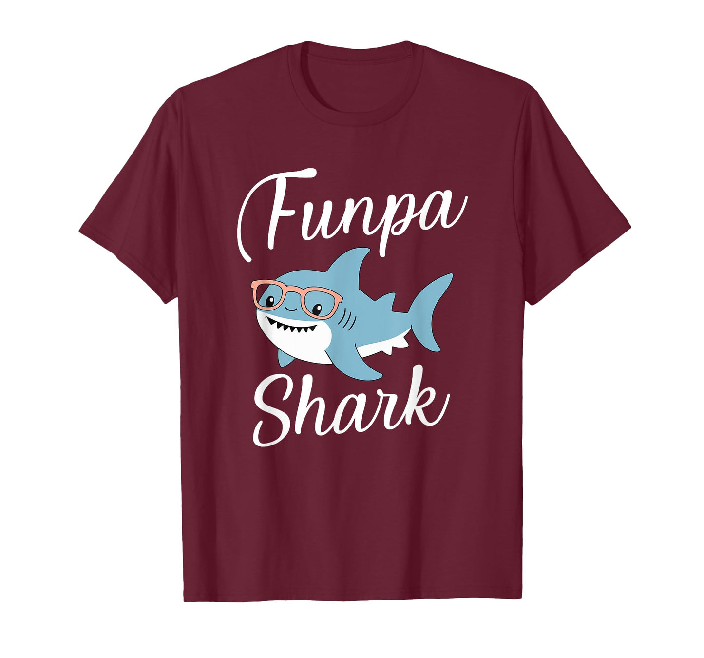 Funpa Shark Funny Matching Family Grandpa T-Shirt