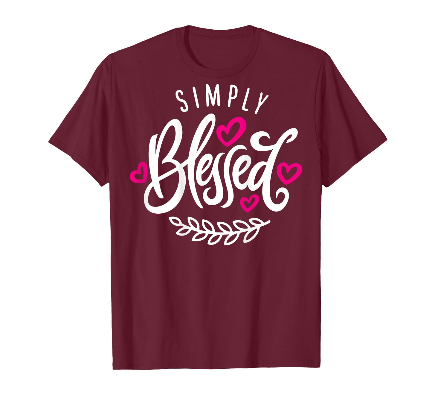 Blessed Beyond Measure Simply Blessed Blessing ART ON BACK T-Shirt