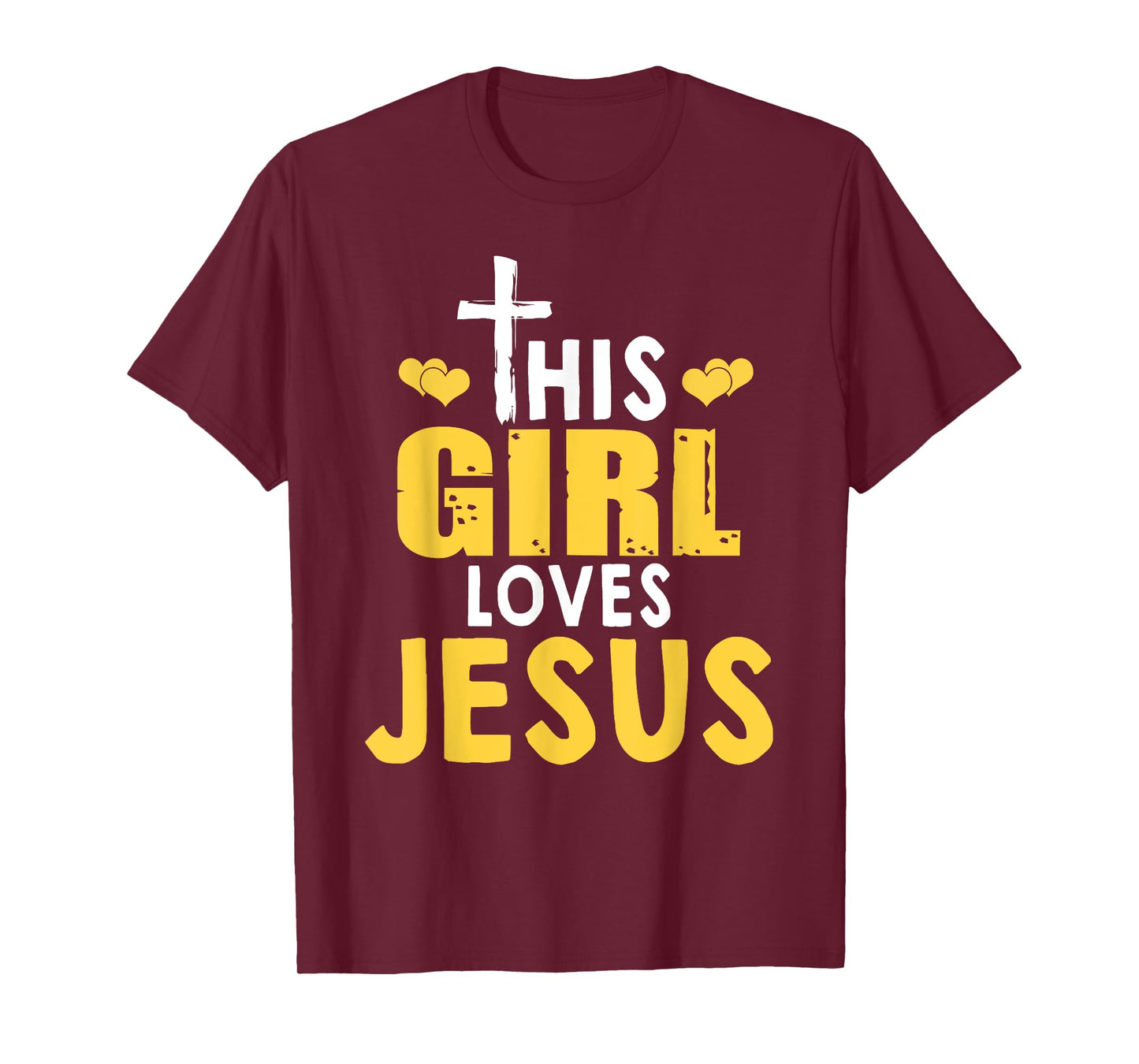 This Girl Loves Jesus Christians Women Faith in Christ T-Shirt
