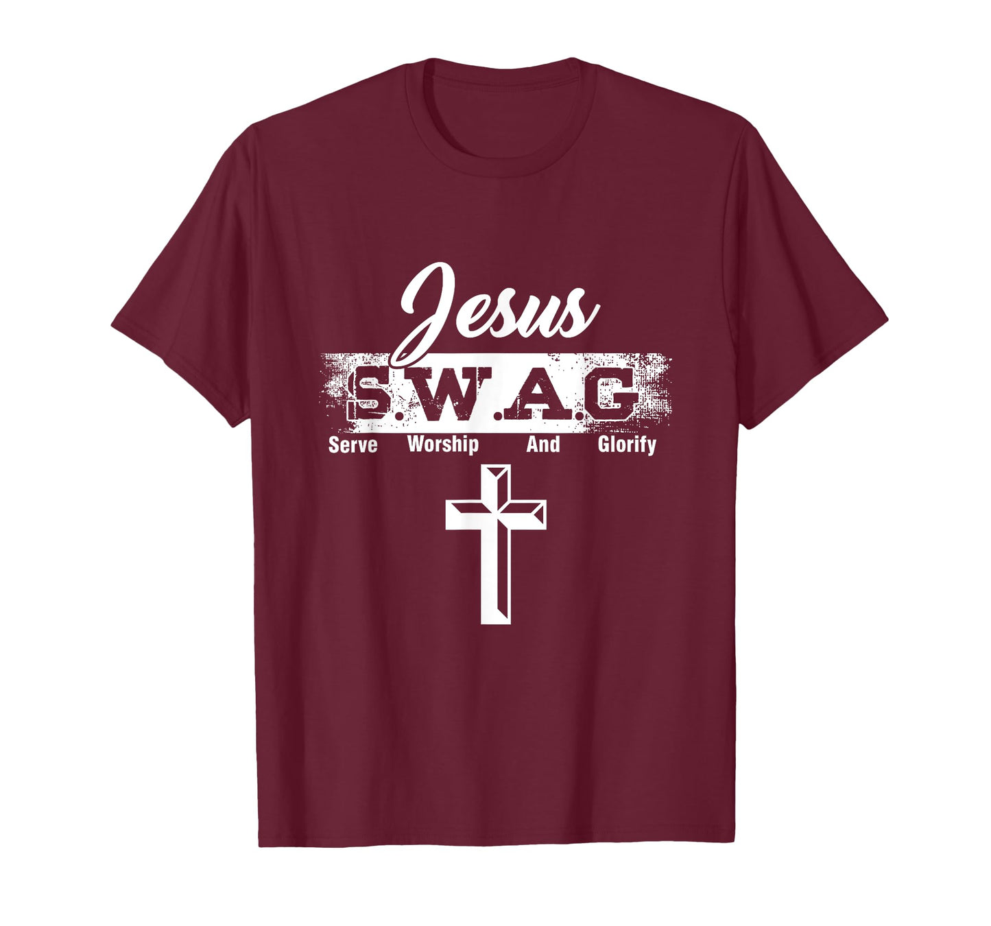 Jesus Believer God Worshiper SWAG Serve Worship And Glorify T-Shirt