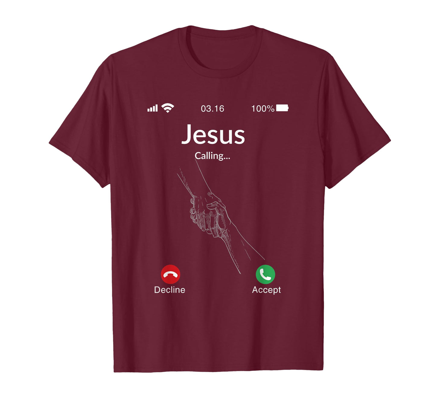 Christian Gift Jesus Is Calling T-Shirt