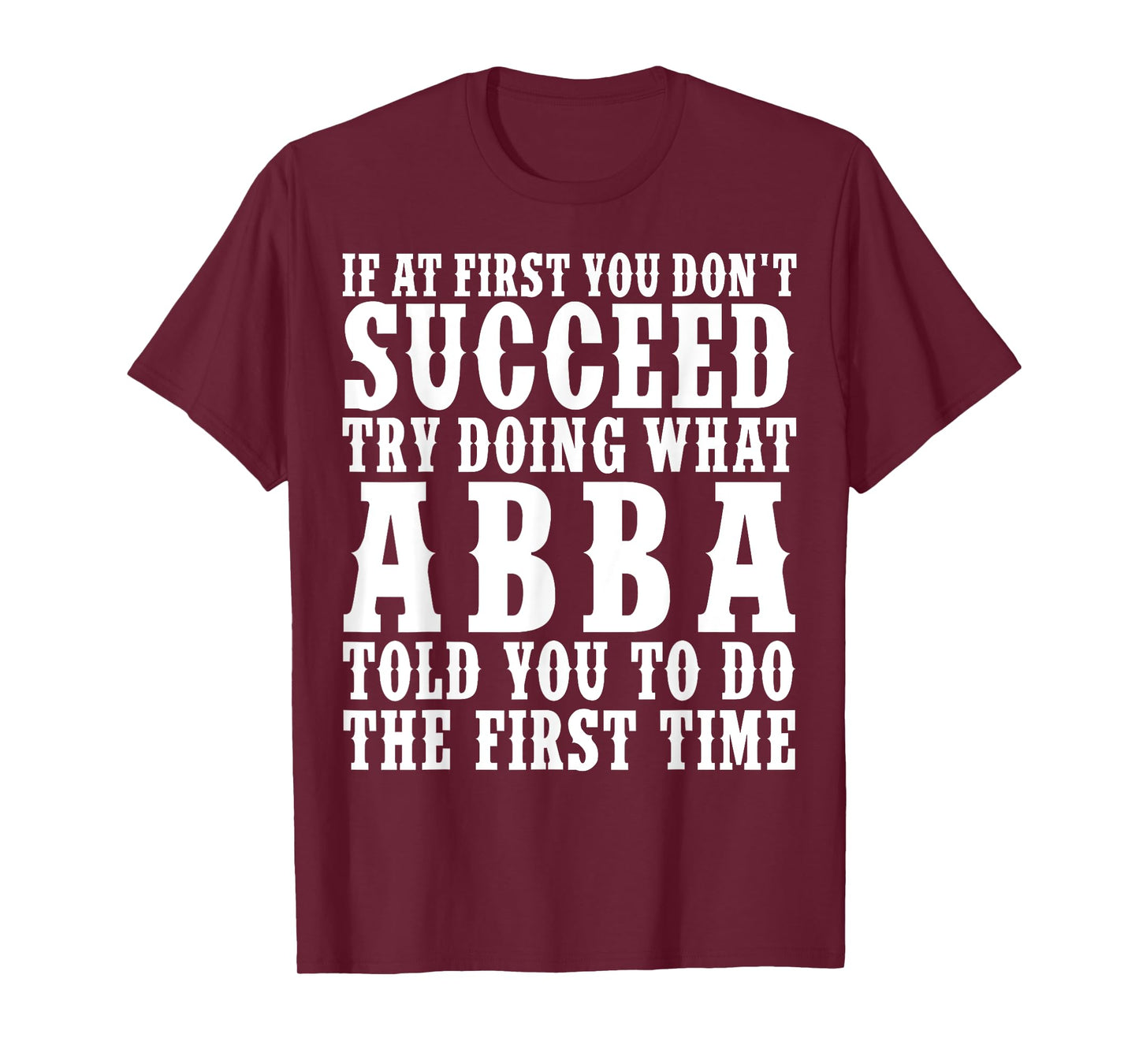Funny Abba Name Surname Funny Abba Birthday Joke Gifts T-Shirt