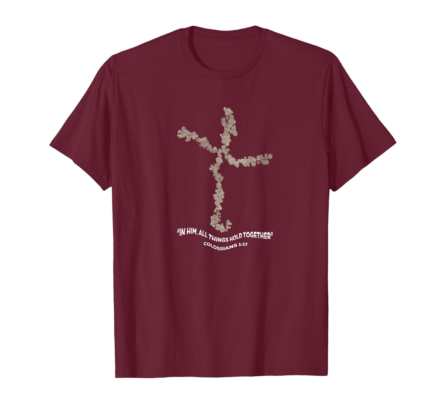 Laminin Christian Jesus Cross T-Shirt