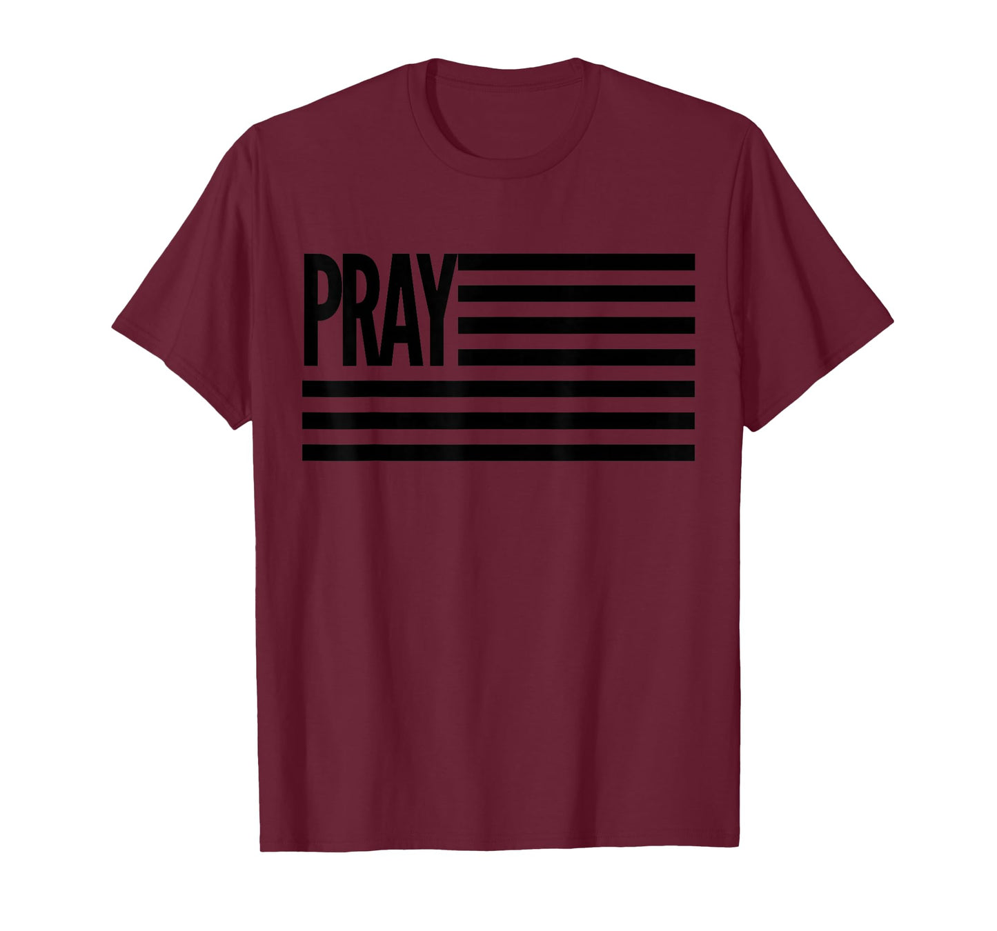 National Day of Prayer American Flag Patriotic Pray Design T-Shirt