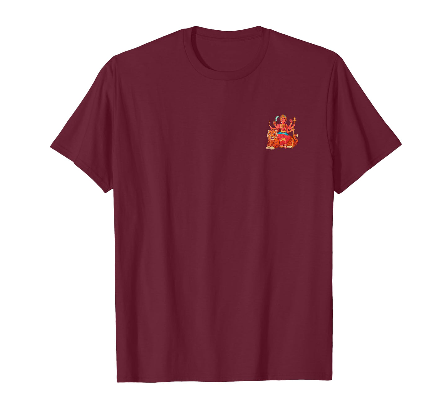 Durga - Hindu God (Deity Graphic) (Back Print) T-Shirt