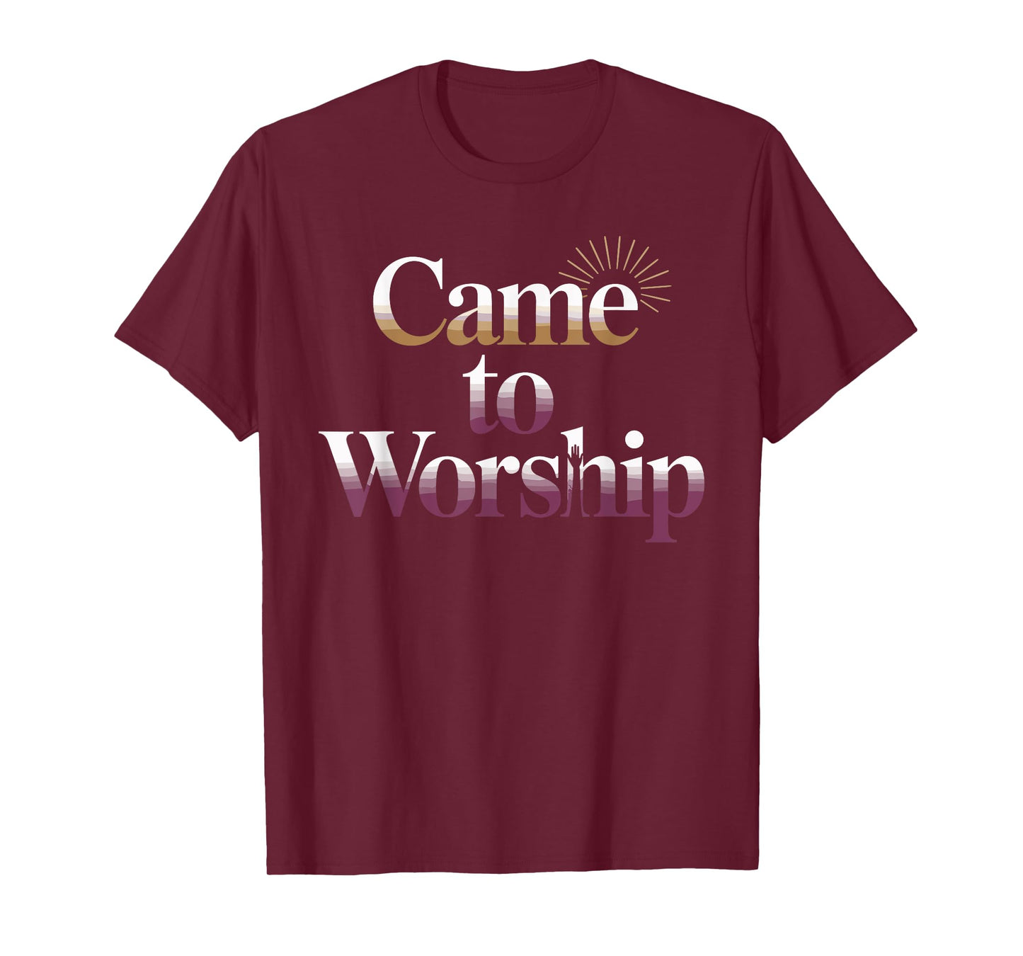 Came to Worship Faith Based Christian Graphic T-Shirt