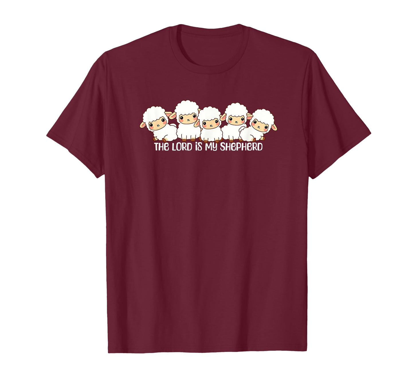 The Lord is My Shepherd Sheep Christian T-Shirt