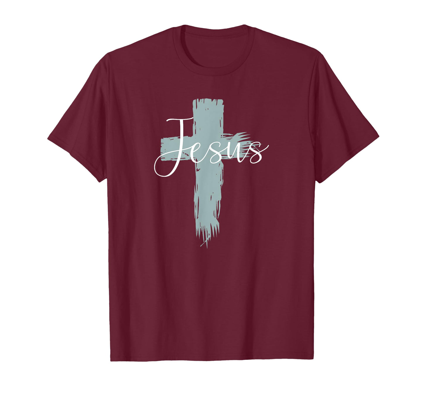 Jesus On Cross Paint Cool Religion God Faith Christian Gift T-Shirt