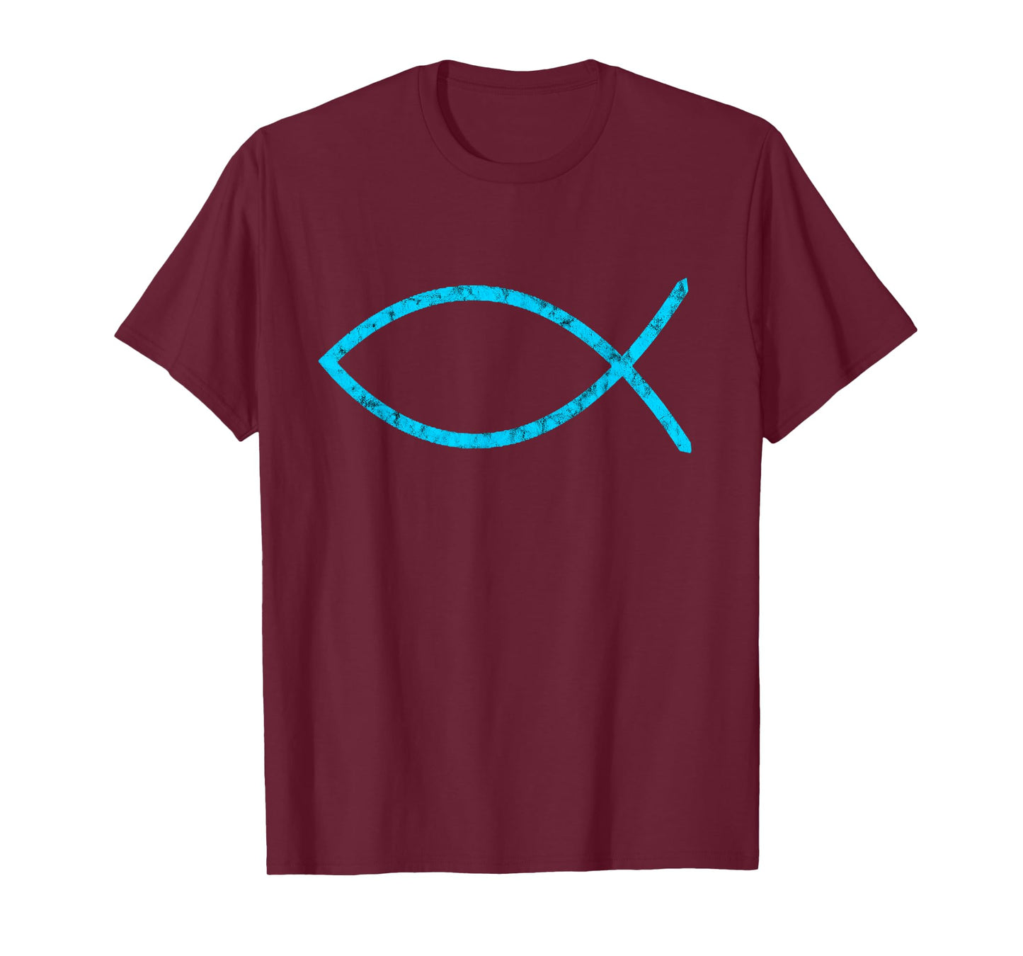 Jesus Fish Ichthus Ichthy Emblem Christian Faith Symbol T-Shirt