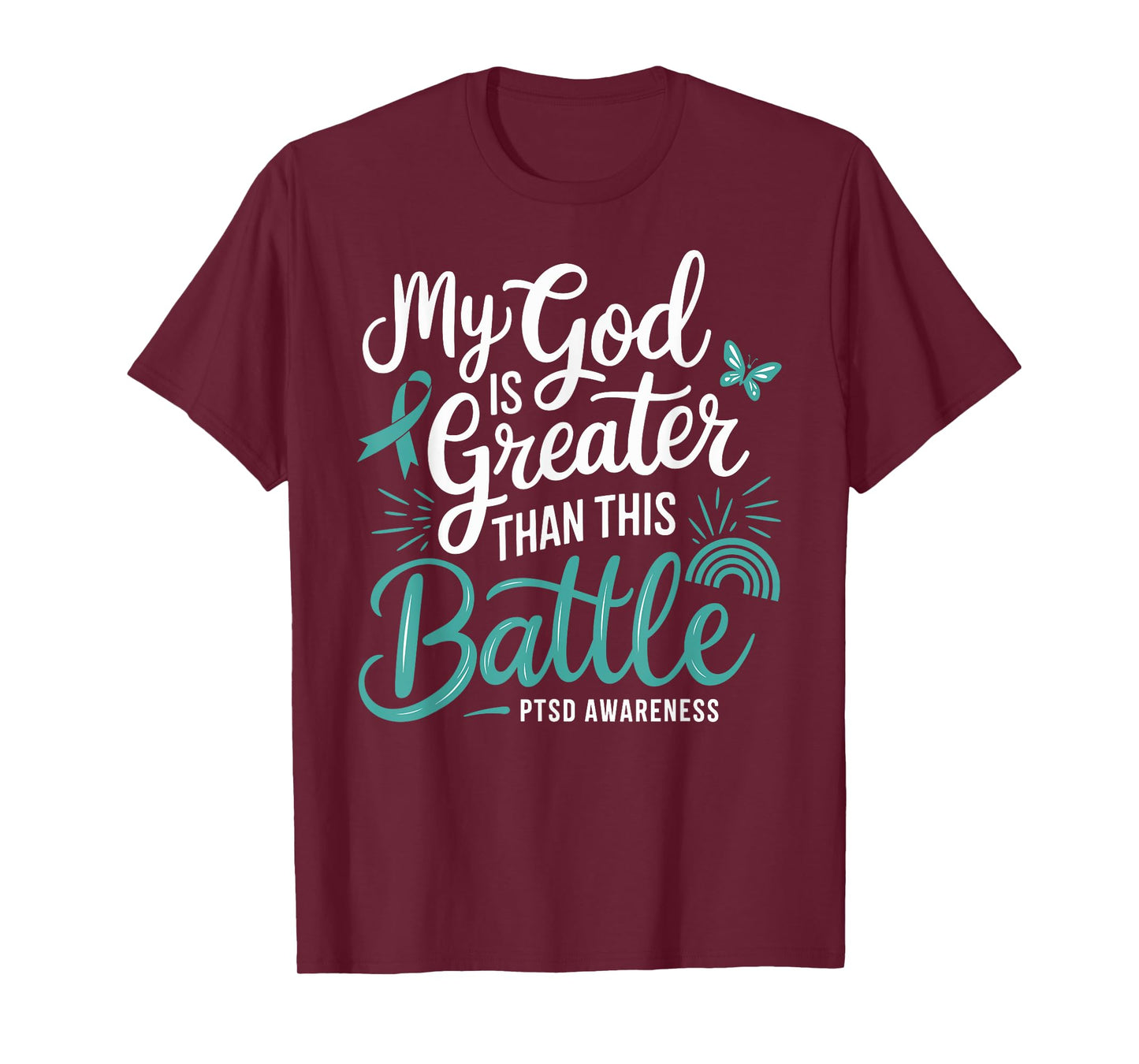 God Faith PTSD Awareness T-Shirt