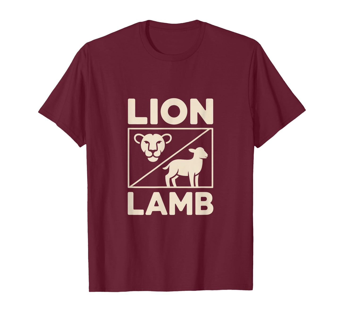 Christian Lion Lamb Jesus Lion of Judah Symbol T-Shirt