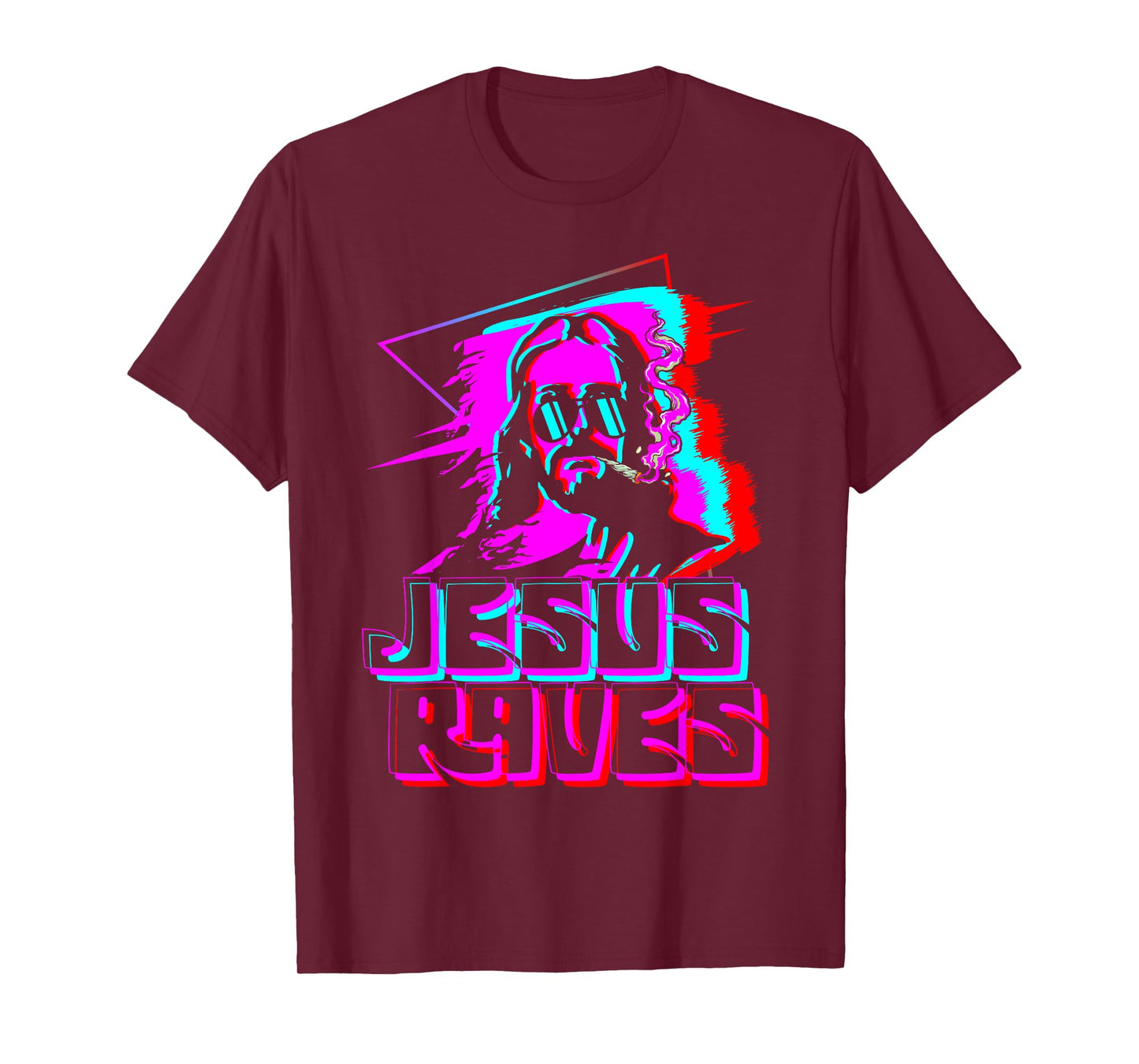 Jesus Raves House Music Techno Music Rave Party T-Shirt