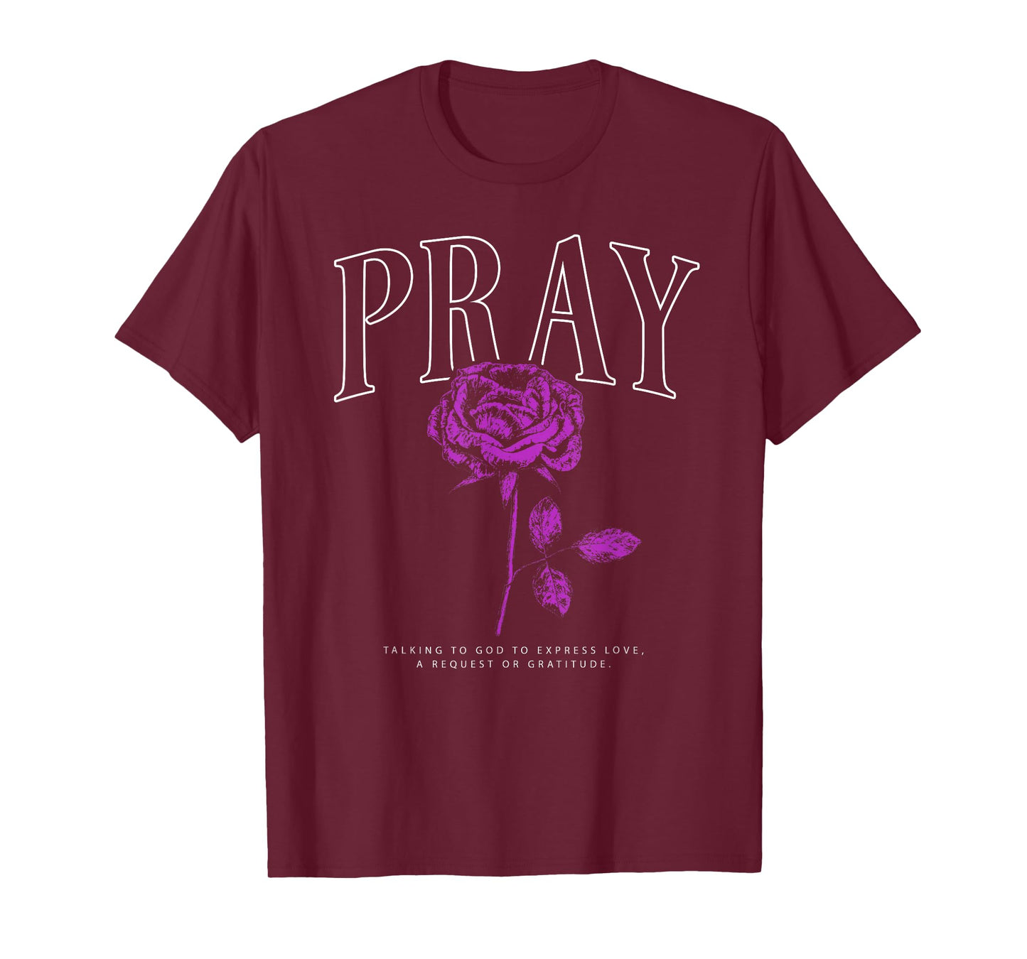 Christian Y2K Graphic Tee Faith Streetwear Pray T-Shirt