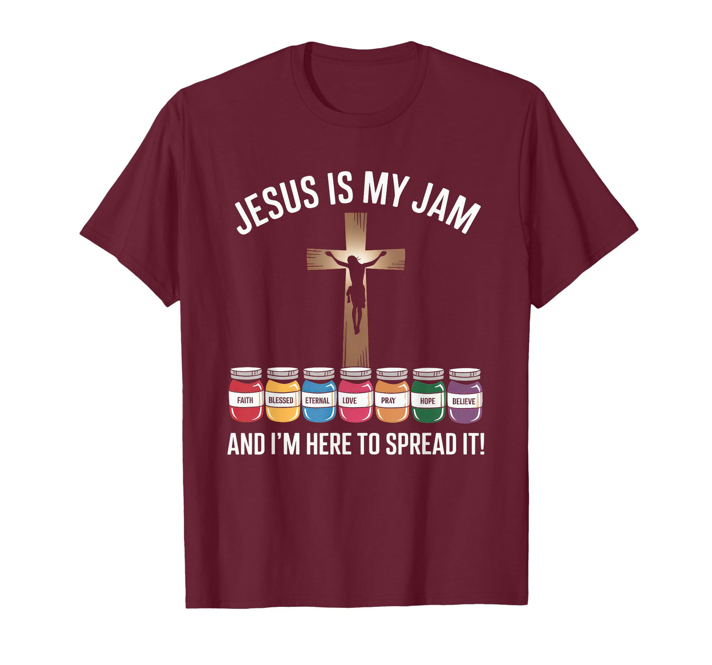 Jesus is My Jam Tshirt Men Women Christian Bible Verse T-Shirt