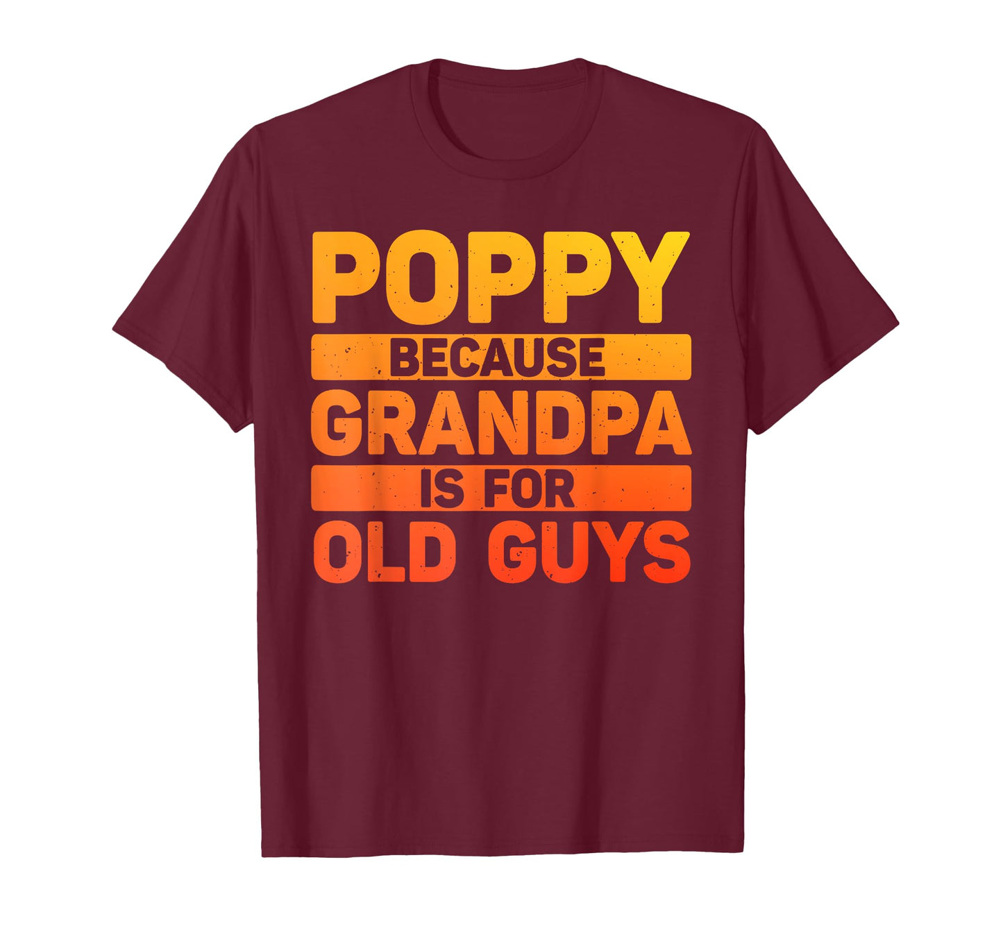 Poppy Design For Grandpa From Grandkids Father's Day Poppy T-Shirt