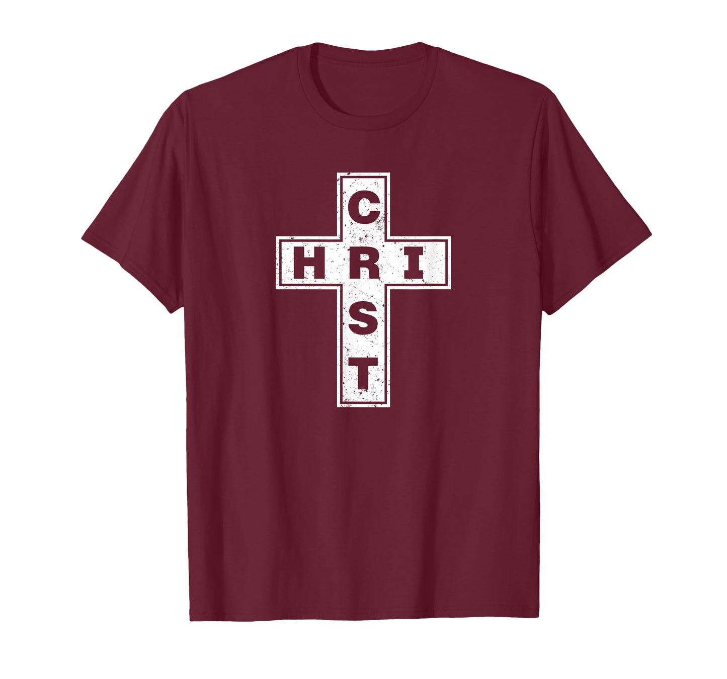 Jesus Christ Cross Subtle Christian Minimal Religious Faith T-Shirt