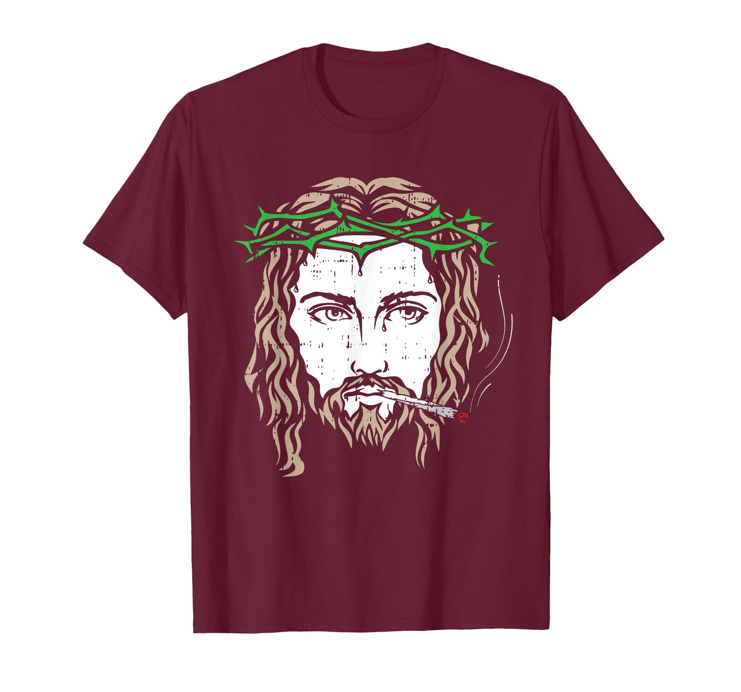 Jesus Smoking Joint Weed Blunt Christian Cool Stoner Gifts T-Shirt