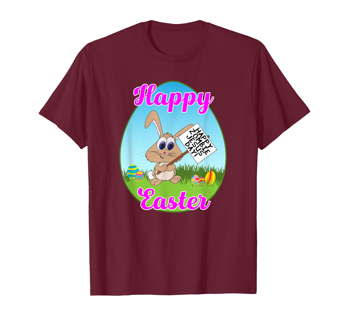Happy Easter Happy Zombie Jesus Day Bunny Protestor T-Shirt