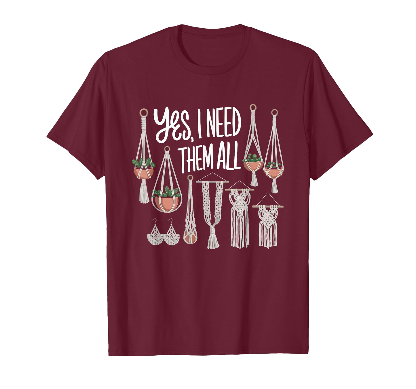 Funny Macrame Quote for Boho Macrame Lovers T-Shirt