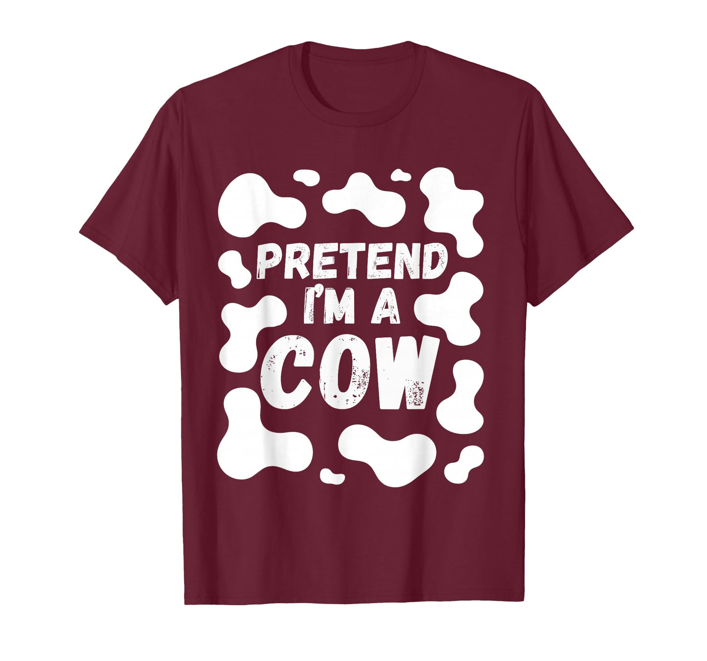 Pretend I'm a Cow Funny Halloween T-Shirt