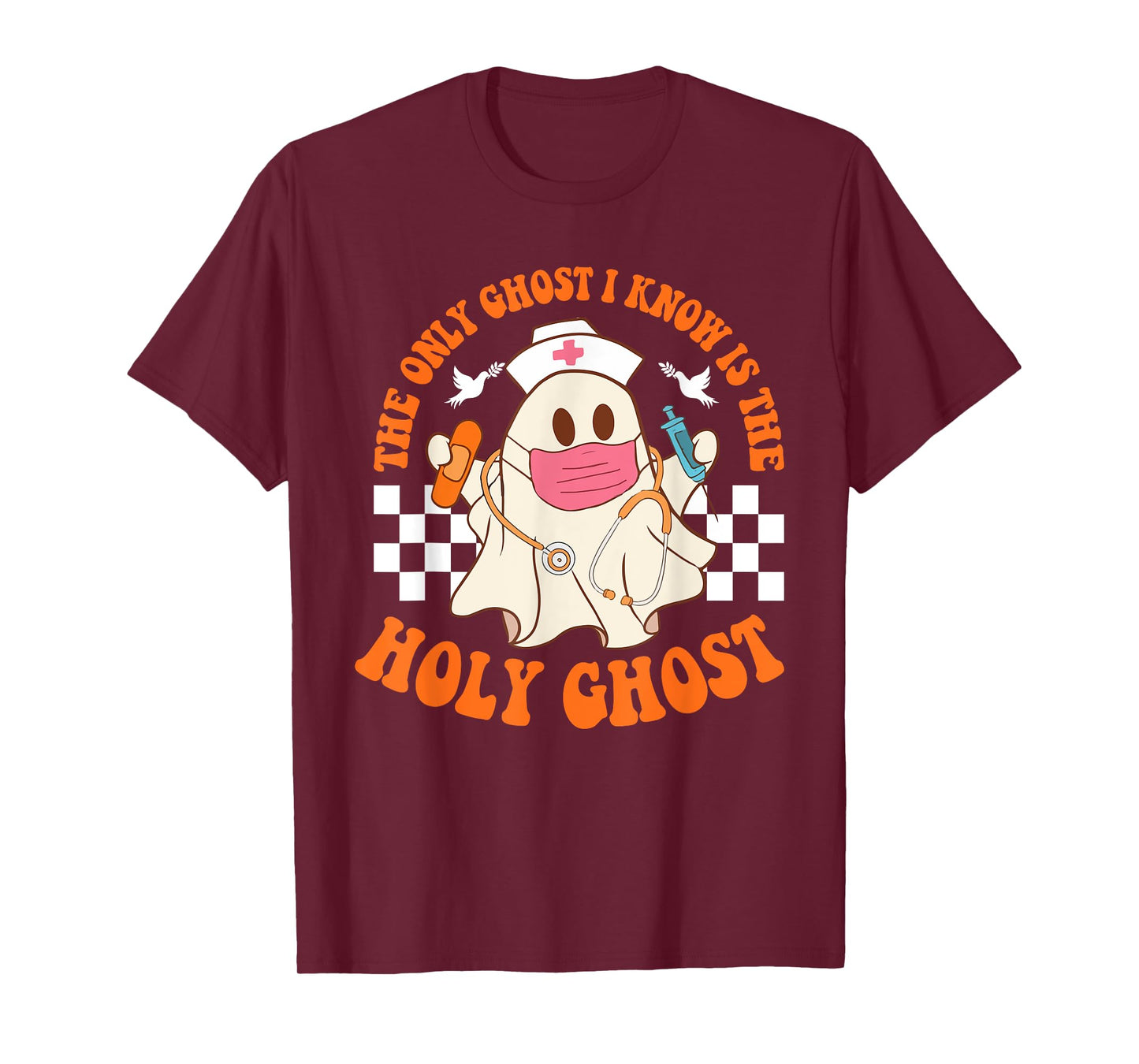 Ain't No Ghost Like The Holy Ghost Jesus Christian Halloween T-Shirt