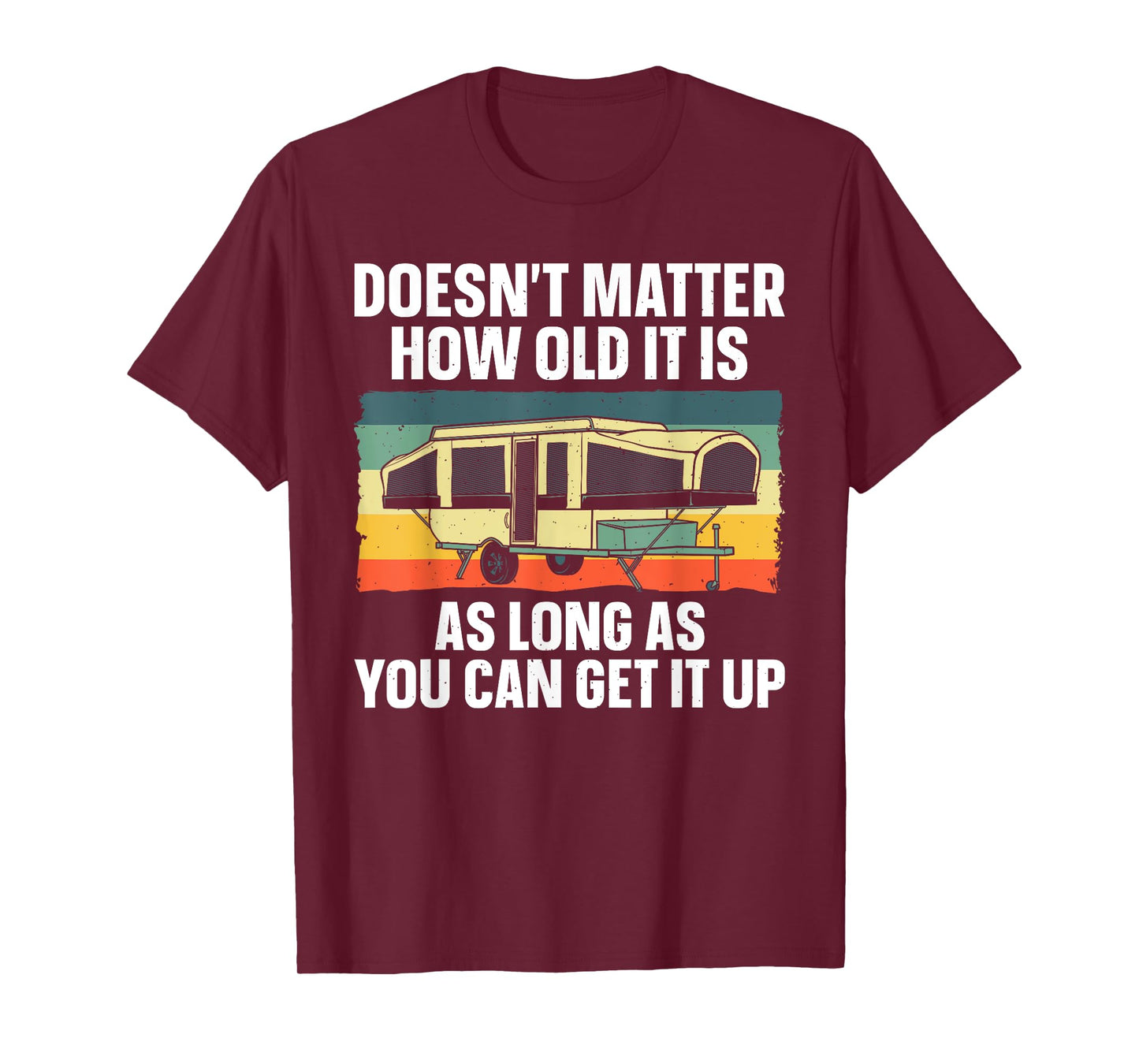 Best Pop Up Camper Art for Men Women Pop Up Trailer Camping T-Shirt