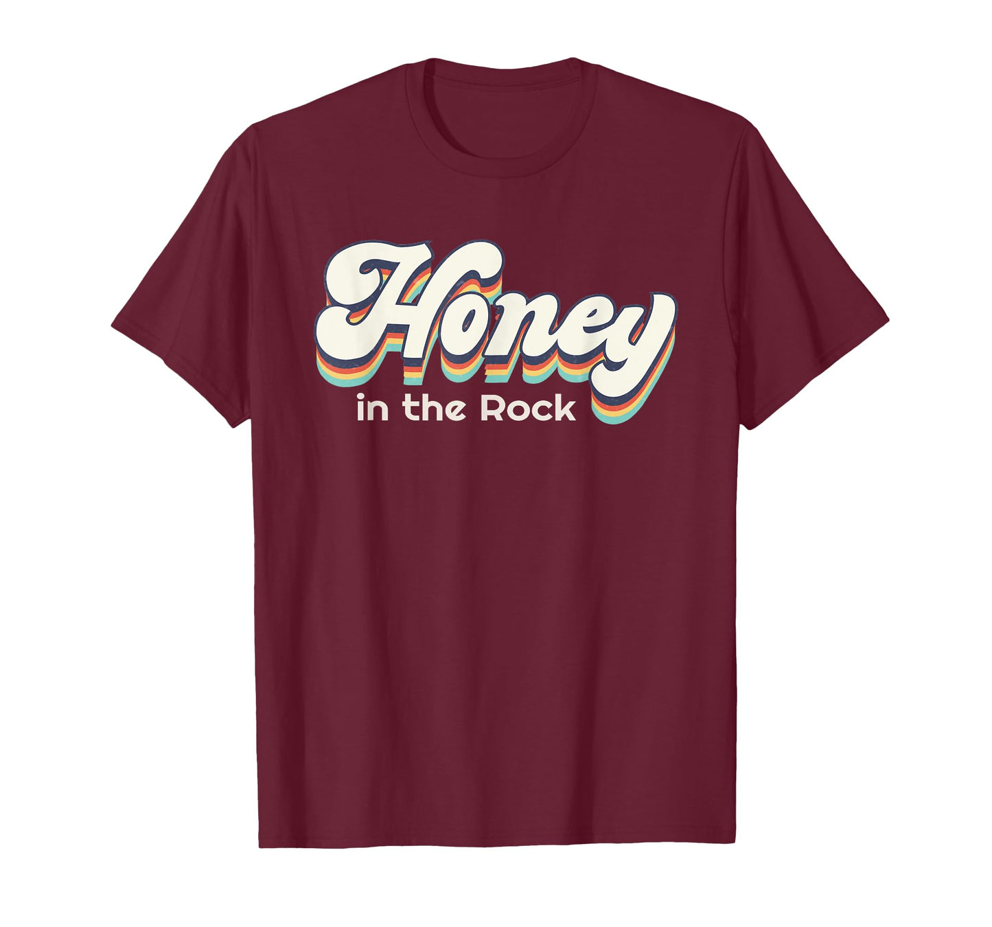 Honey In The Rock Christian Faith Vintage Funny Jesus T-Shirt