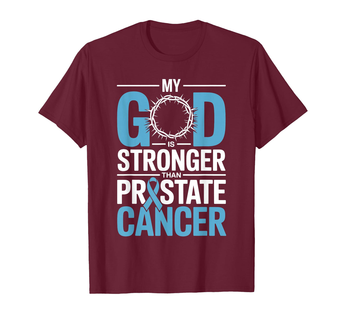 My God is Stronger Than Cancer. Cancer Awareness T-Shirt