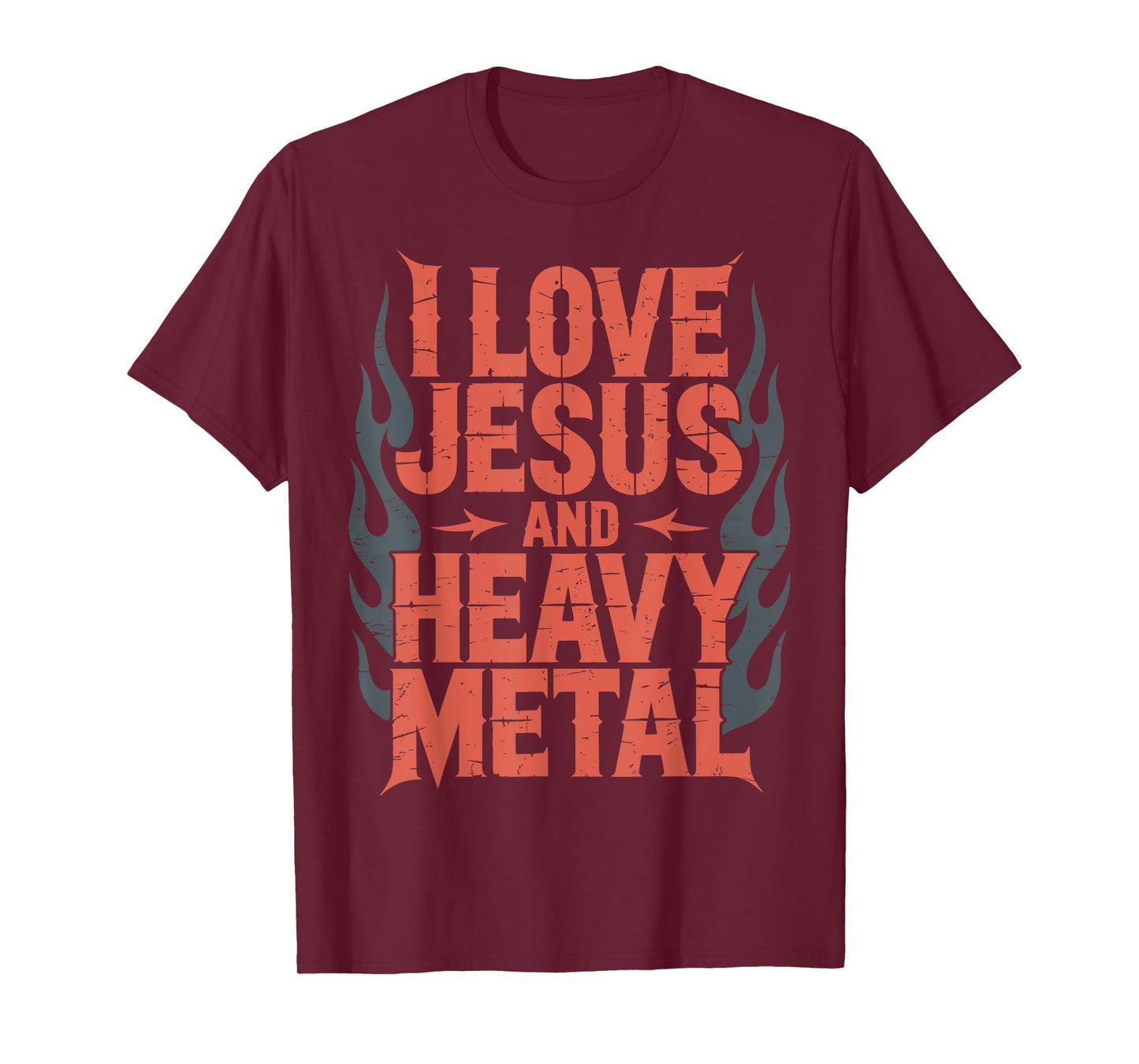 I Love Jesus And Heavy Metal T-Shirt