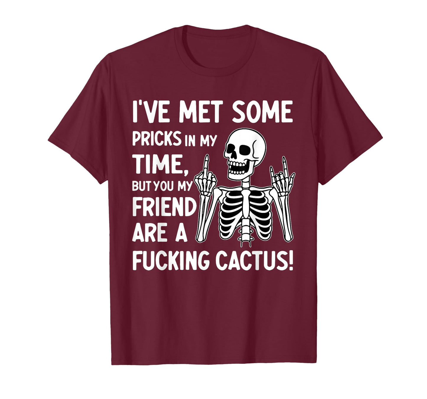 I've Met Some Pricks in My Time But You My Friend T-Shirt