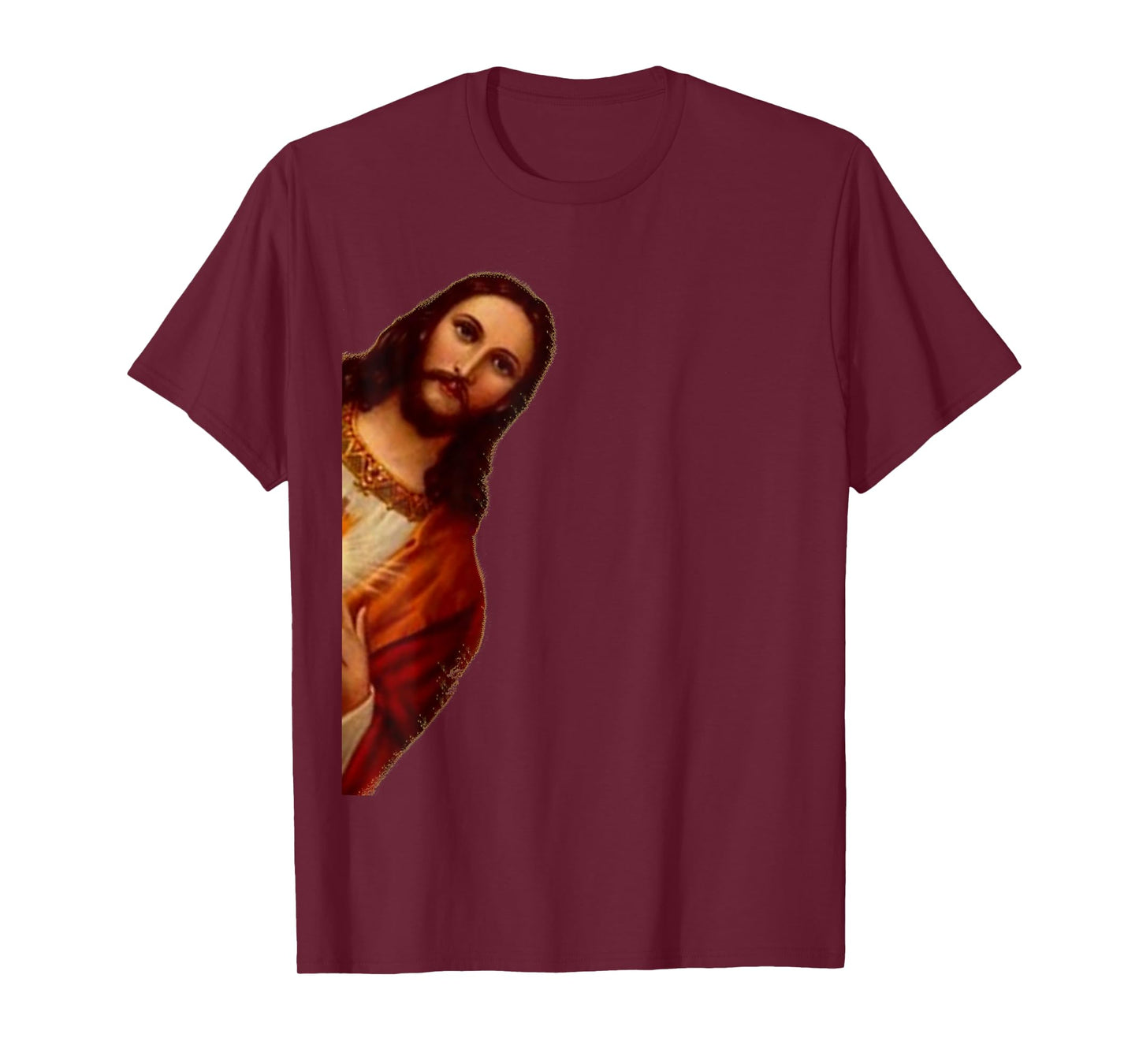 Jesus Peeking Out Funny shirt T-Shirt