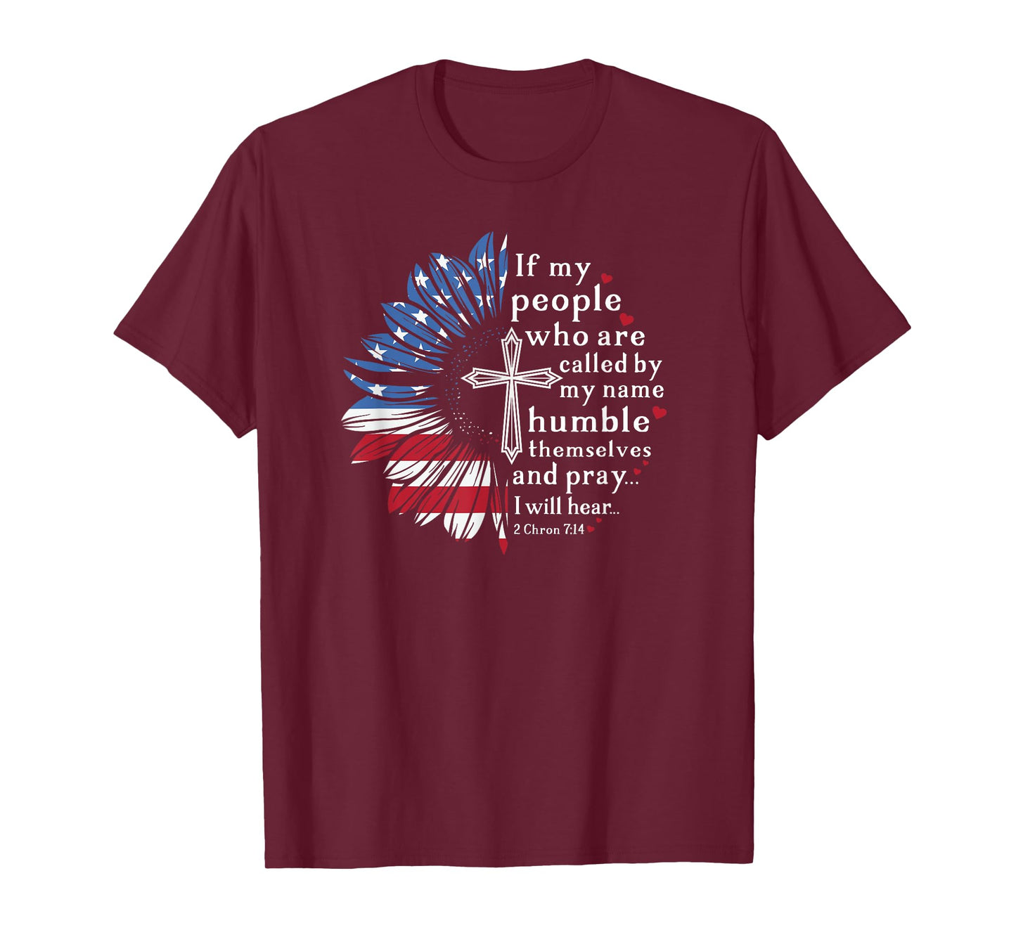 If My People Christian Patriotic Sunflower for Sunflower Fan T-Shirt